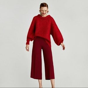 Zara crepe culottes